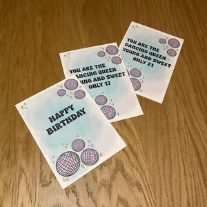 Cartes d'anniversaire disco | Boules disco | Cadeaux disco | Jolies cartes d'anniversaire | Cartes personnalisées | Cartes de voeux | Cadeaux d'anniversaire | Joyeux anniversaire