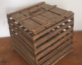 Chicken Crate Etsy
