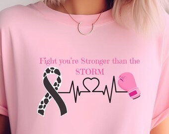 Breast Cancer Warrior Shirt, Pink Ribbon Shirt, Cancer Leopard Shirts, Pink Ribbon Cancer Shirt, Cancer Warrior TShirt, Cancer Fight Shirts,