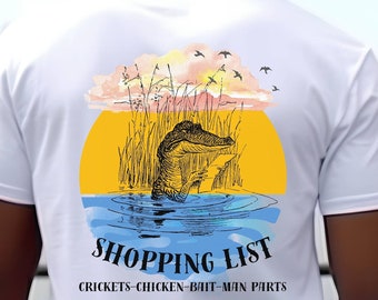 Atuendos para mujer de Gator Swamp, camiseta Swamp Soul Bayou, vibraciones de los pantanos de Luisiana, camiseta Cajun Spirit, ropa de los pantanos del sur, ropa para amantes de la naturaleza
