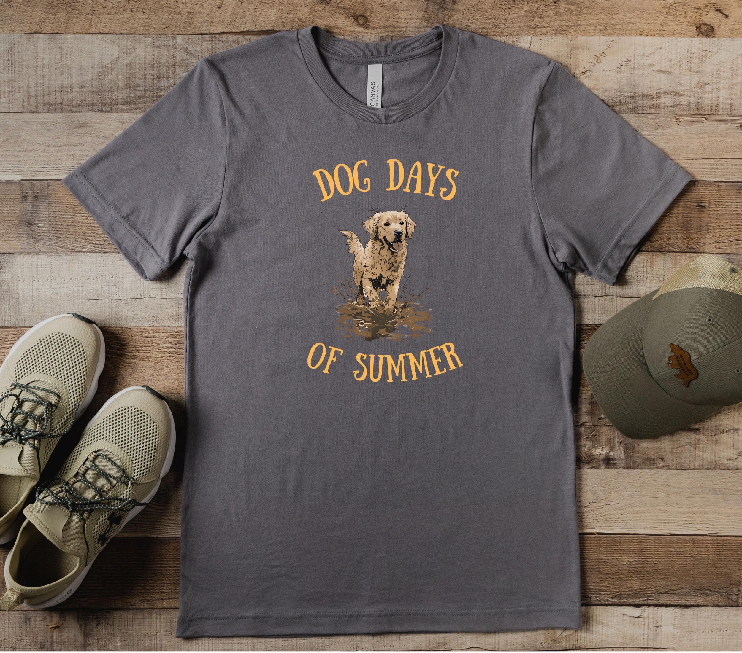 Dog Days of Summer T Shirt Dog Lover Apparel Cute Summer Pet Owner