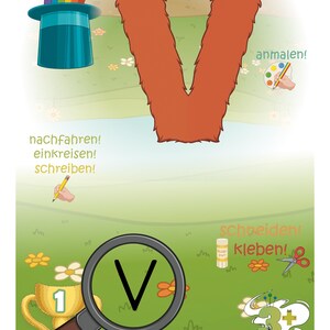 Letter Booklet V - playfully discover the letter V