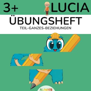 Práctica de la relación parte-todo: hojas de trabajo de matemáticas en PDF para preescolar, descomposición y comprensión de conjuntos a partir de los 3 años.