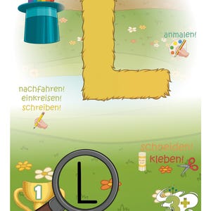 Libro de letras L: aprende la letra L de forma lúdica