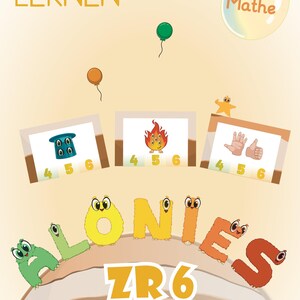 Cartes à pince dans la gamme de nombres 6 – apprenez les quantités jusqu'à 6 de manière ludique !