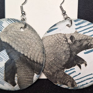 Armadillo Earrings- Animal Earrings