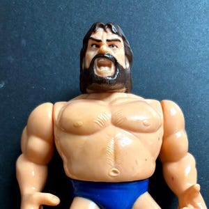 Vintage 1991 Hasbro WWF "Hacksaw" Jim Duggan Series 2 Wrestling Action Figure