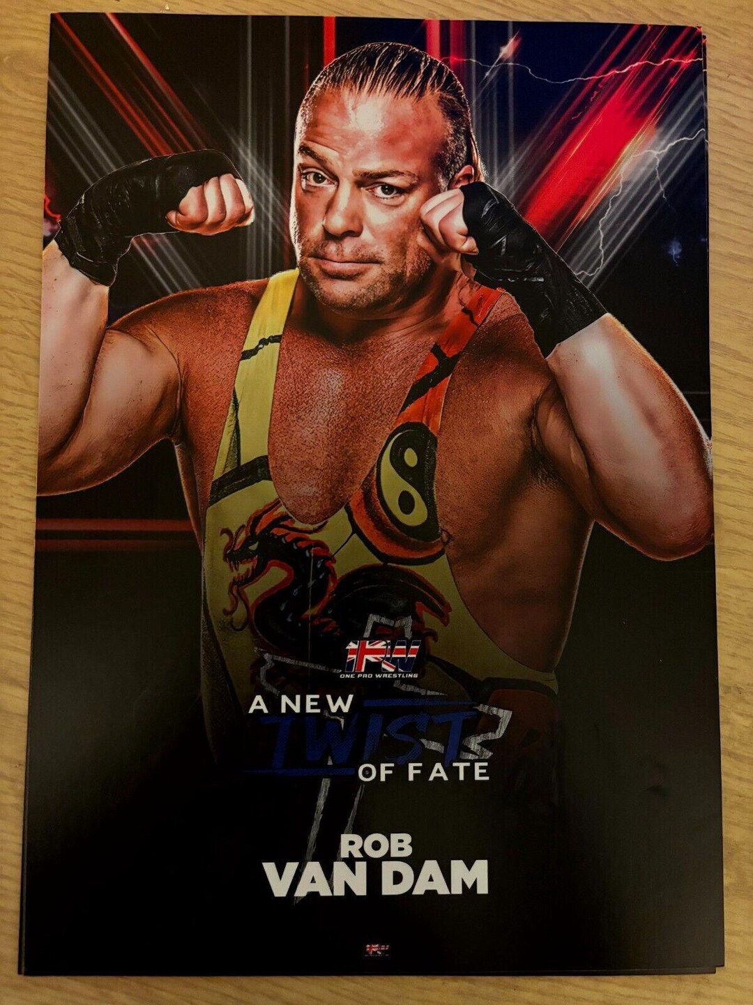 Rob Van Dam A4 Poster - 1PW Wrestling (NEW) - Etsy
