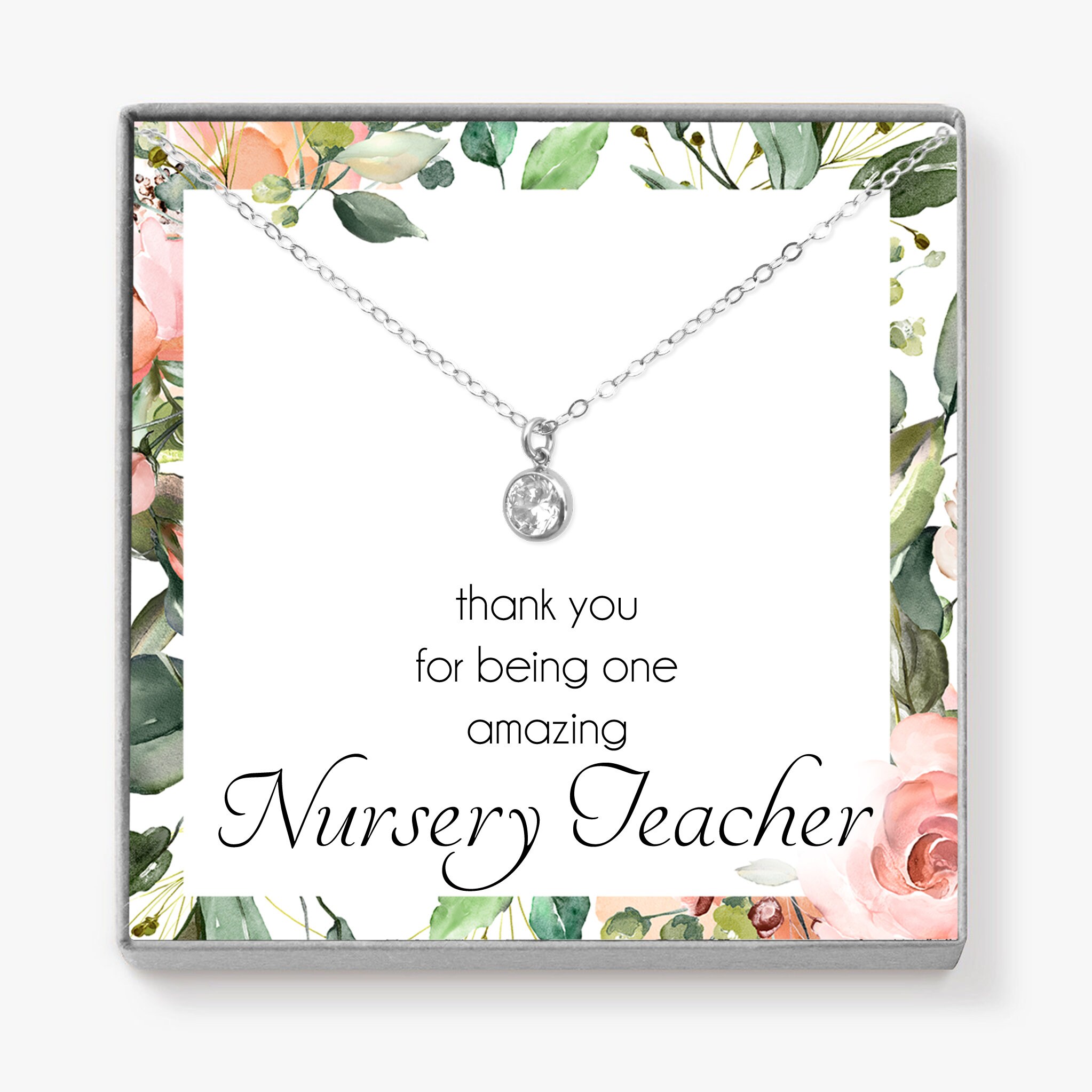 Nursery Teacher Gift Thank You Gift for Daycare Provider Etsy