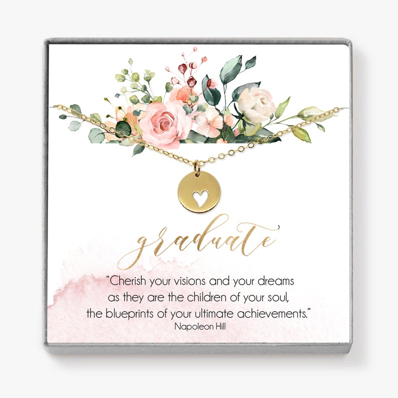 College Graduation Gift for Her Bow Necklace Class of 2021 High School Graduation Elementary School Senior Graduation