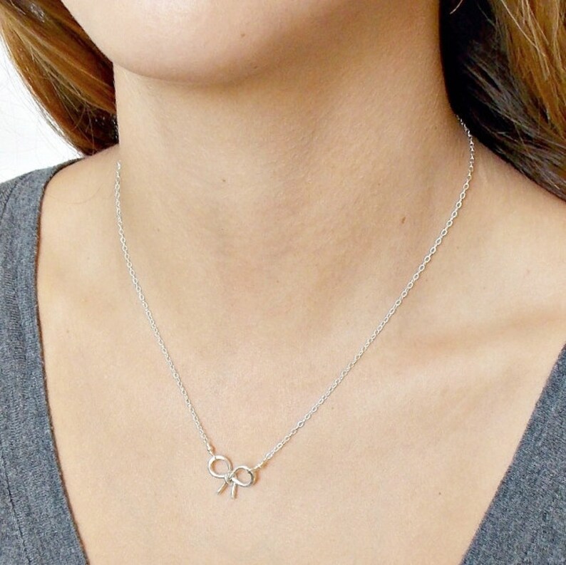 College Graduation Gift for Her Bow Necklace Class of 2021 High School Graduation Elementary School Senior Graduation