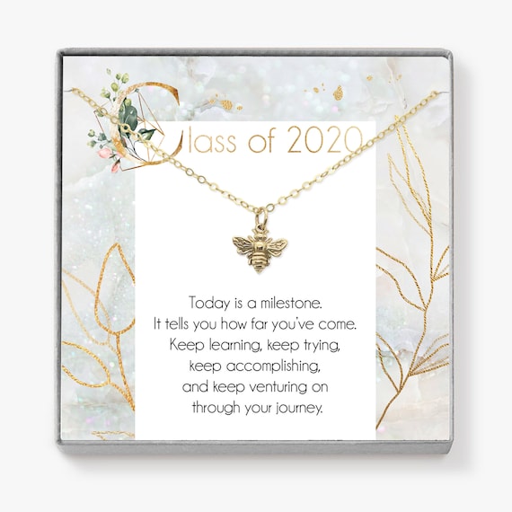 Graduation Necklace for Her 2020.Best Friend Necklace Friendship Pendant Chain Necklace with Gift Card