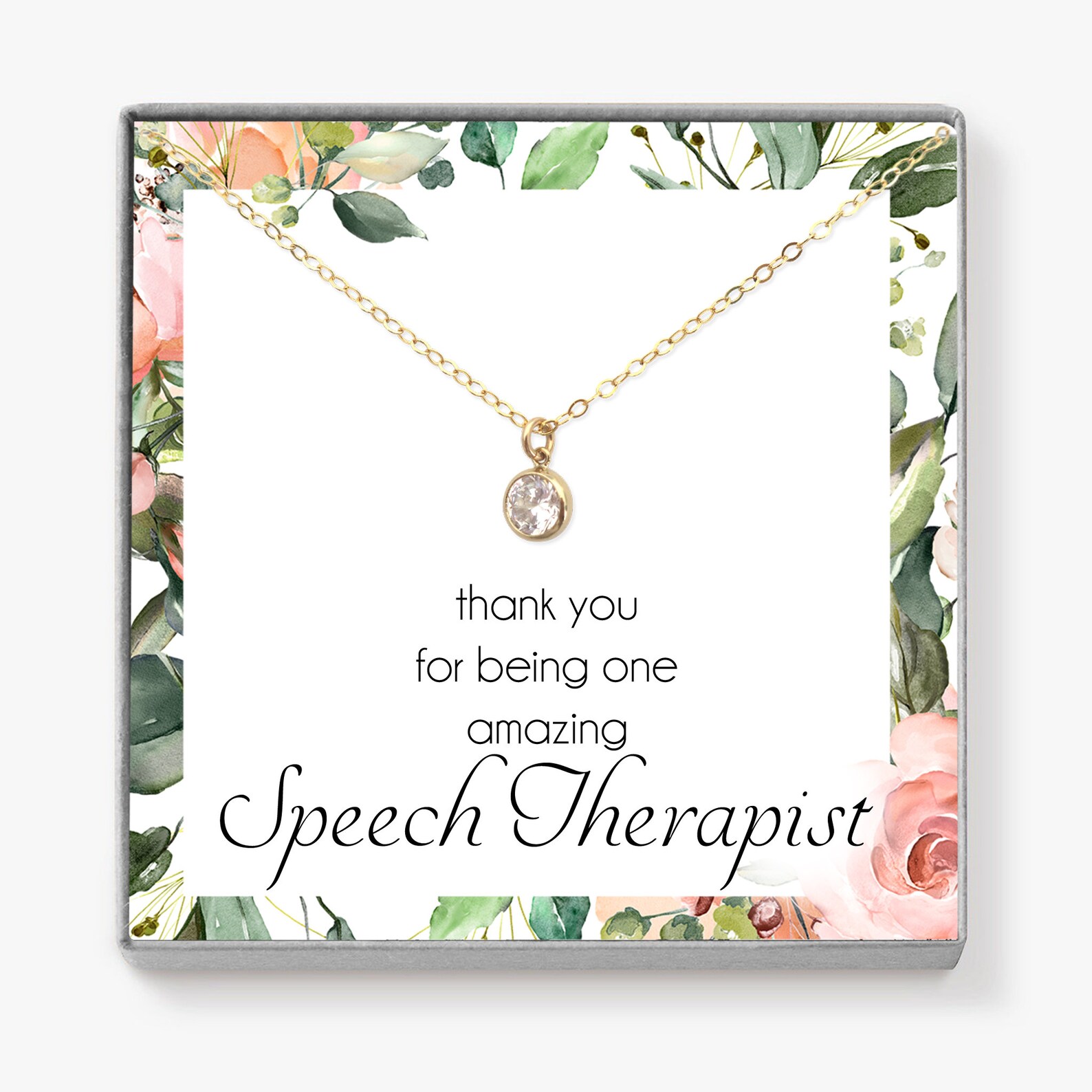 Speech Therapist Gift Thank You Gift for Therapist Etsy