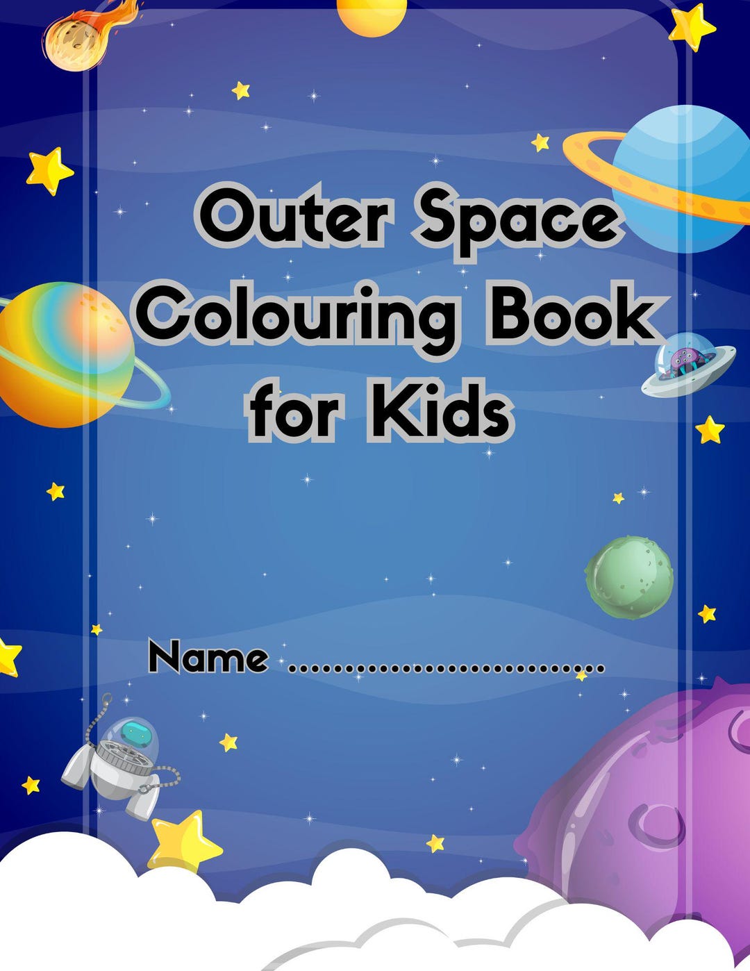 60 Space Colouring Pages for Kids | Space Colouring Pages | Kids ...