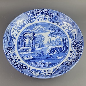 Dinner Plate. Spode Copeland. Blue Italian Pattern Vintage 22cm/8.26inch