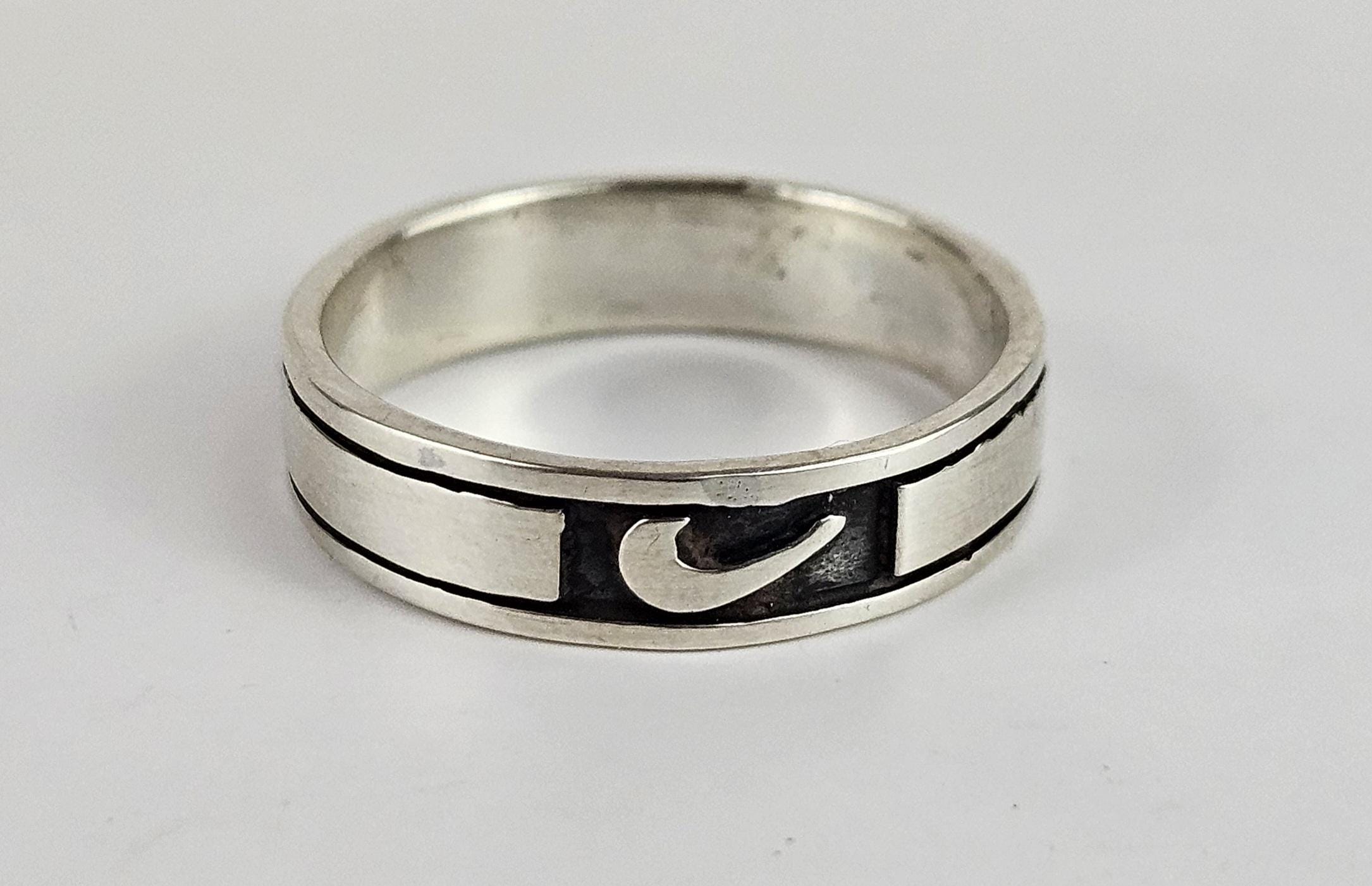 Silver nike ring - Etsy 日本