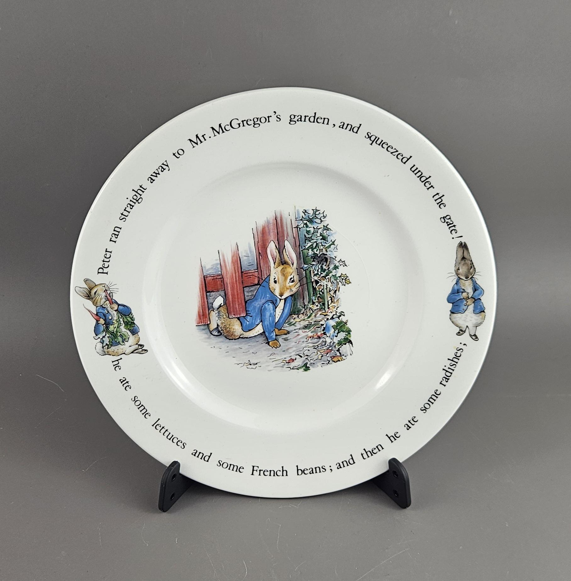 Service De Table 3 Pièces Beatrix Potter Peter Rabbit - Céramique, Décor Relief, Lave-vaisselle - Cadeau Enfant - 8