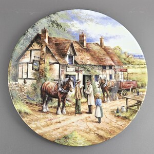 Royal Doulton 'The Jolly Farmer' Collector Plate, Country Inns Series, Chris Howells Art