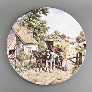 Royal Doulton Collector Plate: "At the Toll Gate" Countryside Series