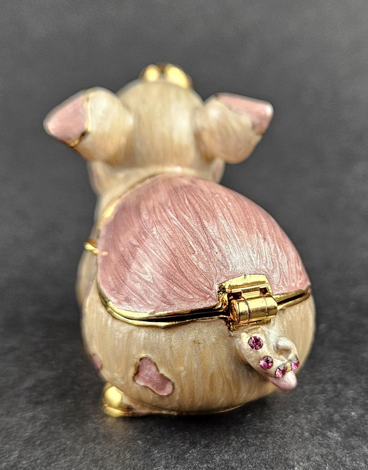 Hidden Treasures Pig Trinket Box and Pendant by Arora Design