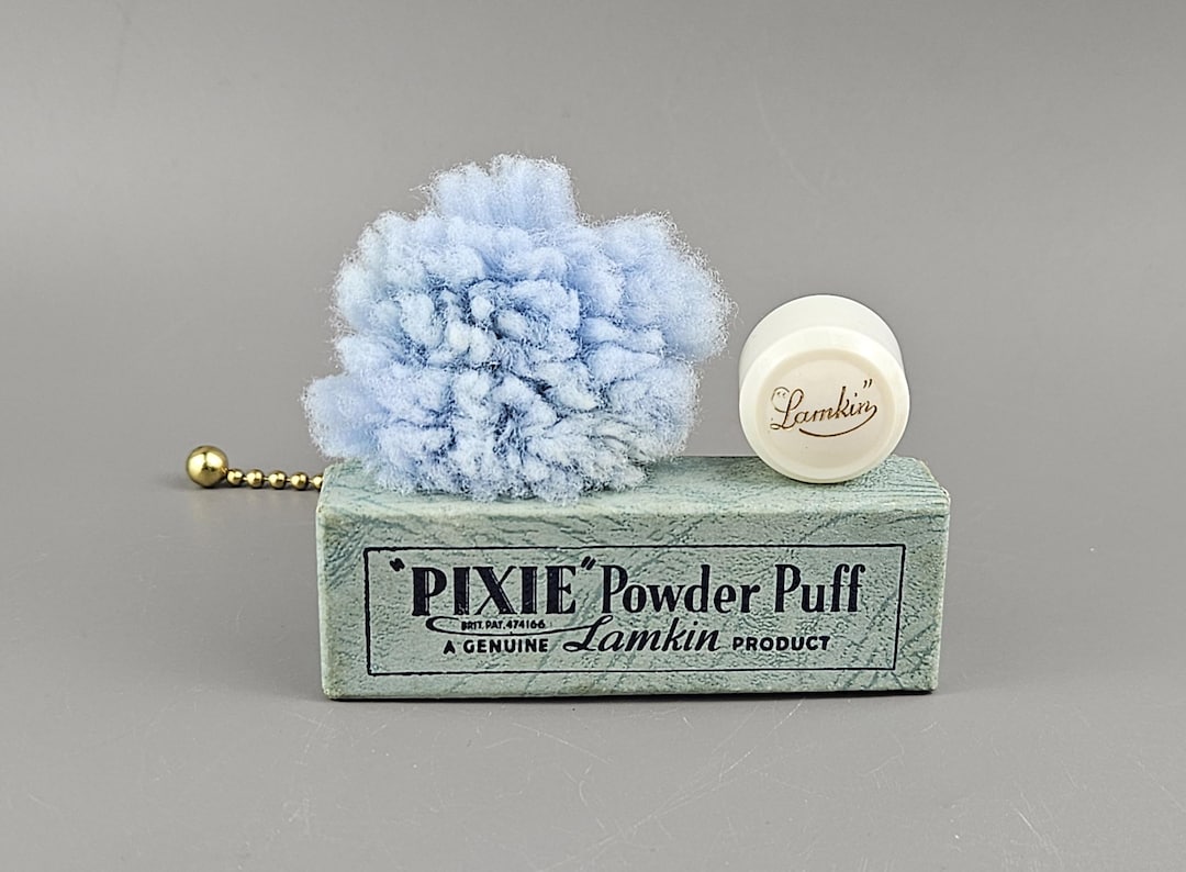 Powder Puff Oakfeild Vintage 'pixie' Powder Puff a Genuine Lamkin Product. Original Box ...