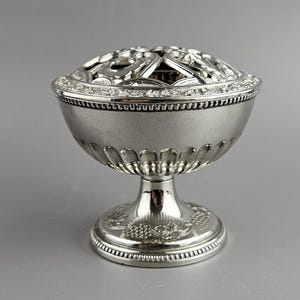 Victorian Rose Bowl, Silver Plated, Antique