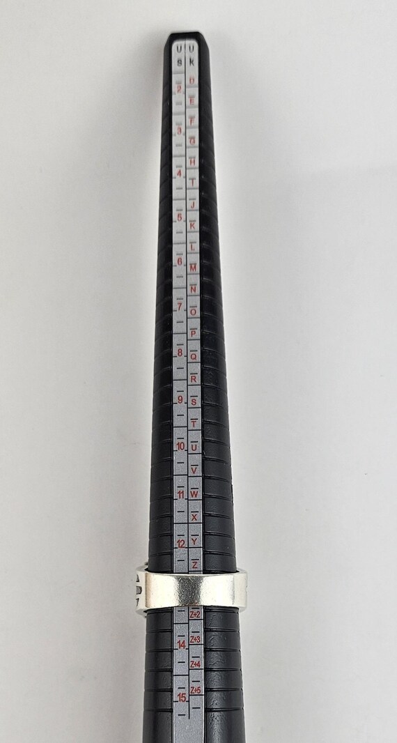 Vintage Sterling Silver Motorcycle Ring, Eagle Bl… - image 8