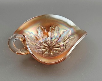 ヴィンテージ デュガン キャロライン ダブルカーブ カーニバル ガラス