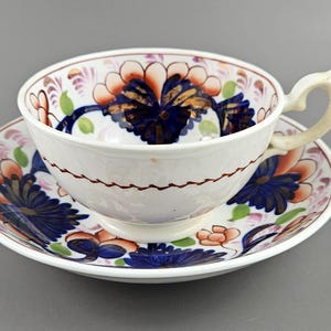 【希少】古城の描かれたティーカップ＆ソーサーセット 花食器アンティークレトロ② 19世紀のティーカップ - Etsy 日本