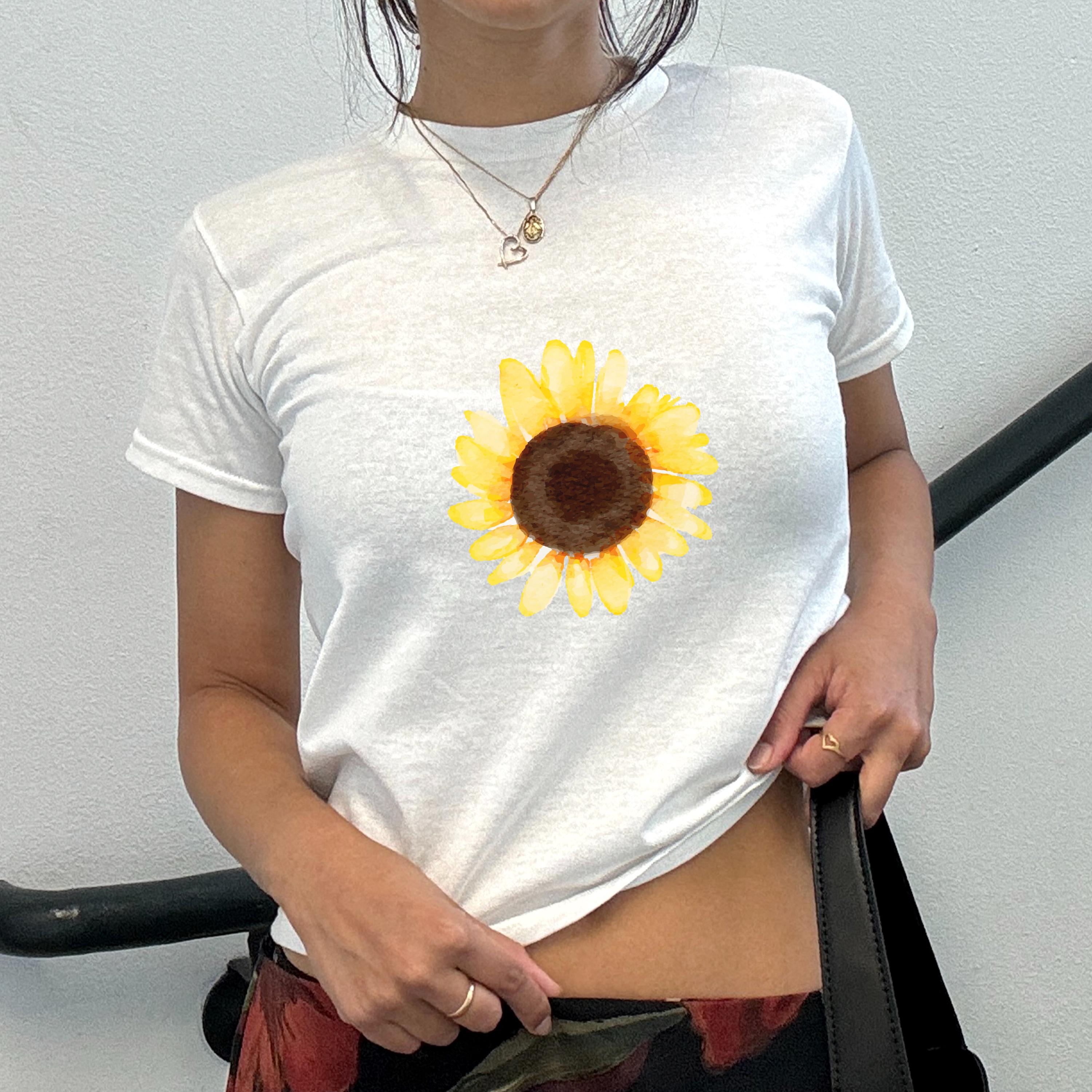90s Sunflower Shirt - Etsy