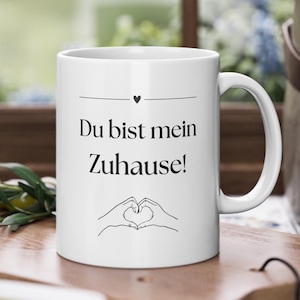 Mug &quot;You are my home!&quot;, mug with minimalist saying, mug love, home mug, mug for her, mug for girlfriend, mug for mom