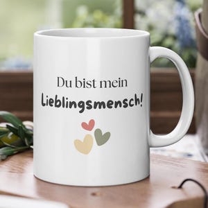 Mug &quot;Favorite Person&quot;, Mug Favourite, Mug Girlfriend, Mug Wife, Mug for Her, Mug with Minimalist Saying, Mug Love