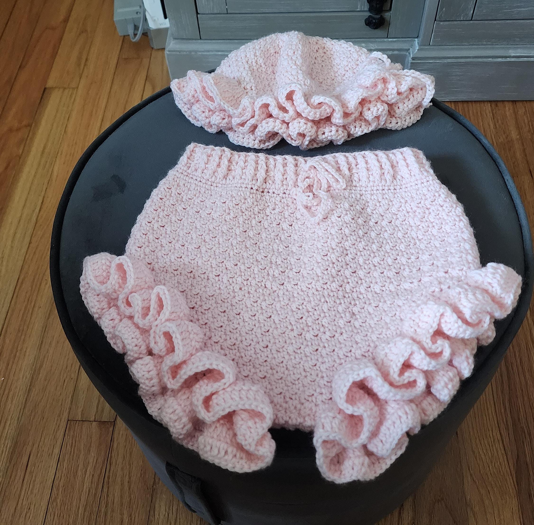 Handmade Crochet Baby Ruffle Shorts - Etsy