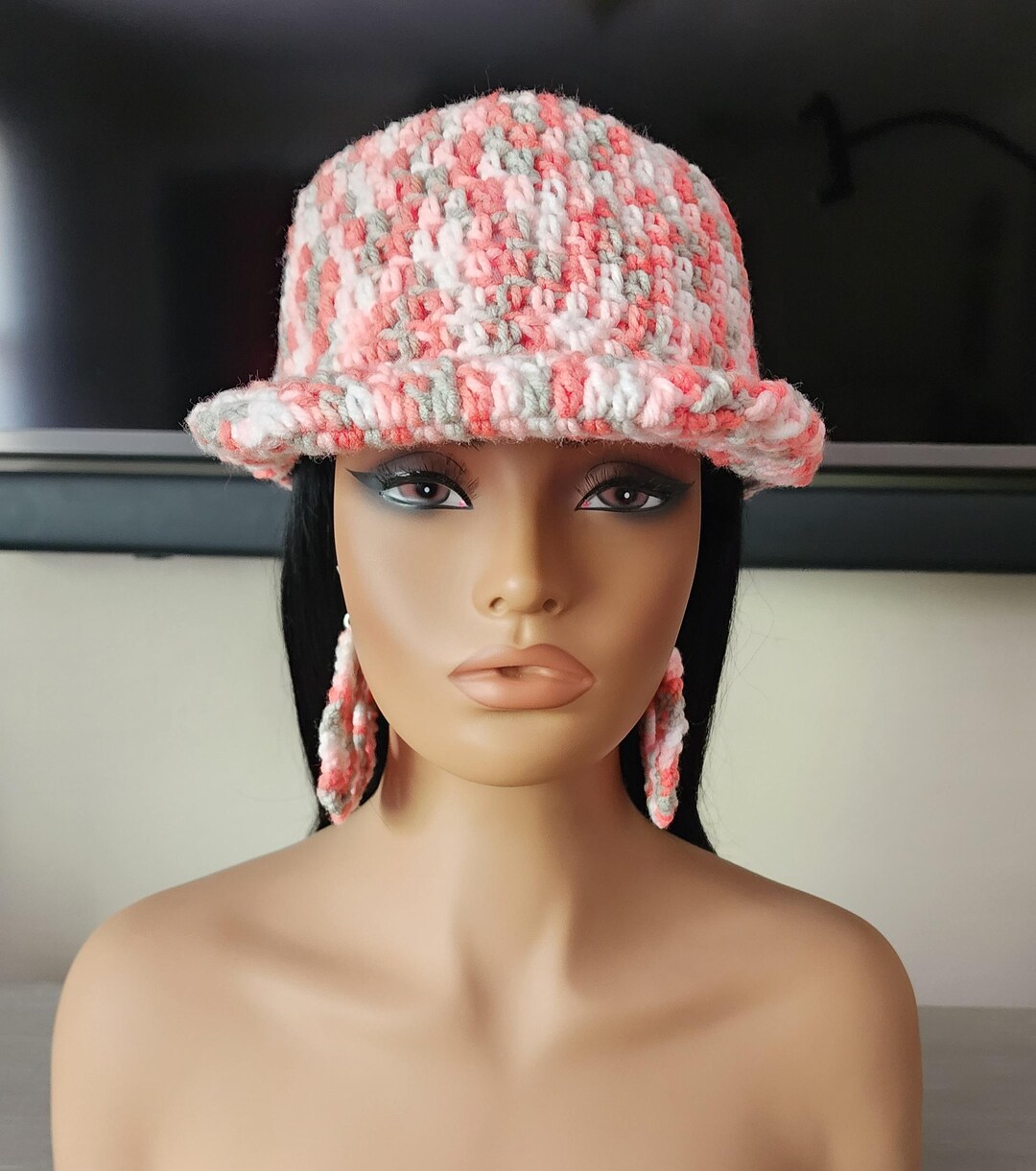 Bo Peep Flat Brim Baseball Cap With Matching Earrings - Etsy