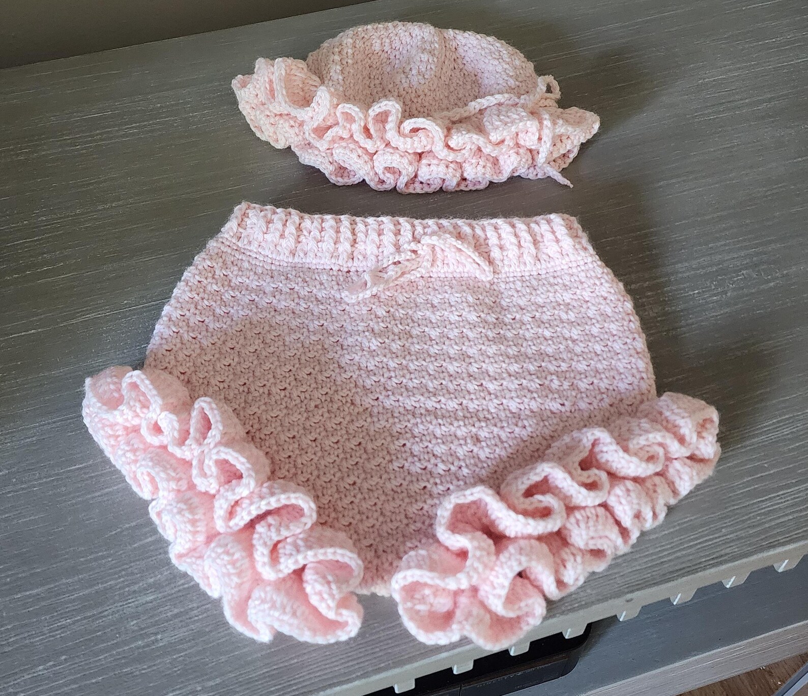 Handmade Crochet Baby Ruffle Shorts - Etsy