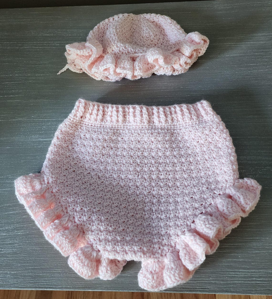 Handmade Crochet Baby Ruffle Shorts - Etsy