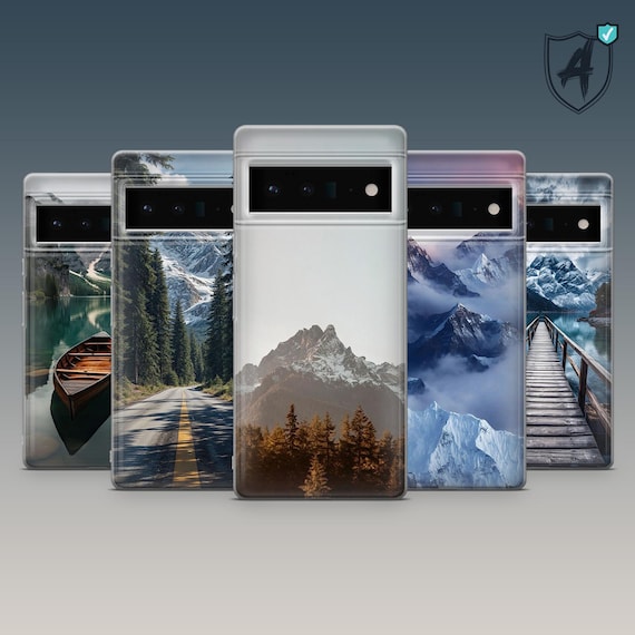 Mountains Landscape Phone Case, Nature Aesthetic TPU Gel Cover