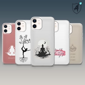 Yoga Handy Hülle Balance Peace Cover für iPhone 16Pro, 15Plus, 14, 13, 12, Samsung S24Ultra, S23FE, S22, A54, A25, Pixel 9Pro, 8, 7A
