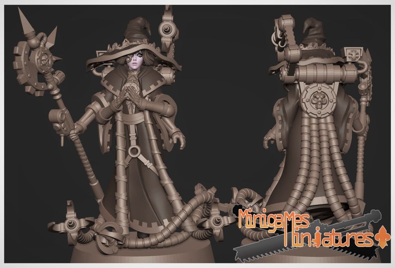 Miniature Ranni Simple Elden Ring Miniature Ranni Tech Priest Marine Ranger 32/28 Mm Scale ...