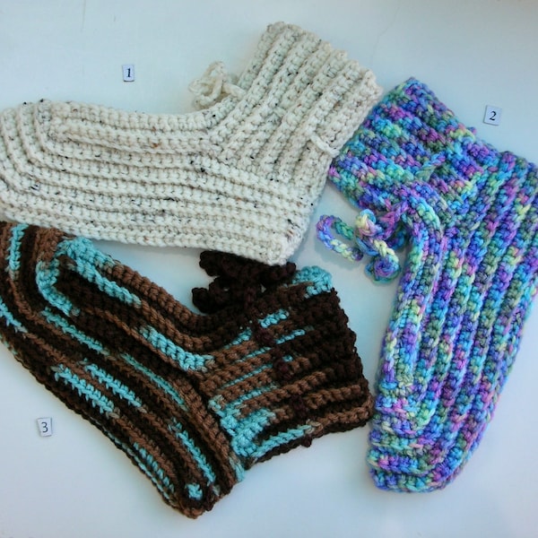 knitted booties for adults