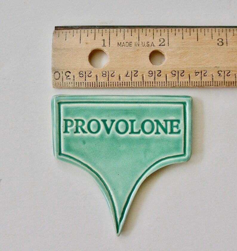 Ceramic Cheese Markers, Set of Five or more, Handmade, Food Safe Glaze image 2