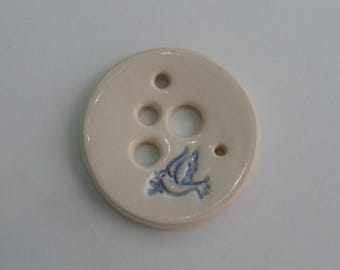 Diz, This ceramic Diz was handmade and hand painted by me using food safe glaze