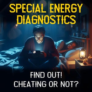 Czy on/ona oszukuje czy nie? Sprawdź go/ją! Po prostu obserwuj i dowiedz się, potężna sesja diagnostyki energetycznej, magiczny rytuał