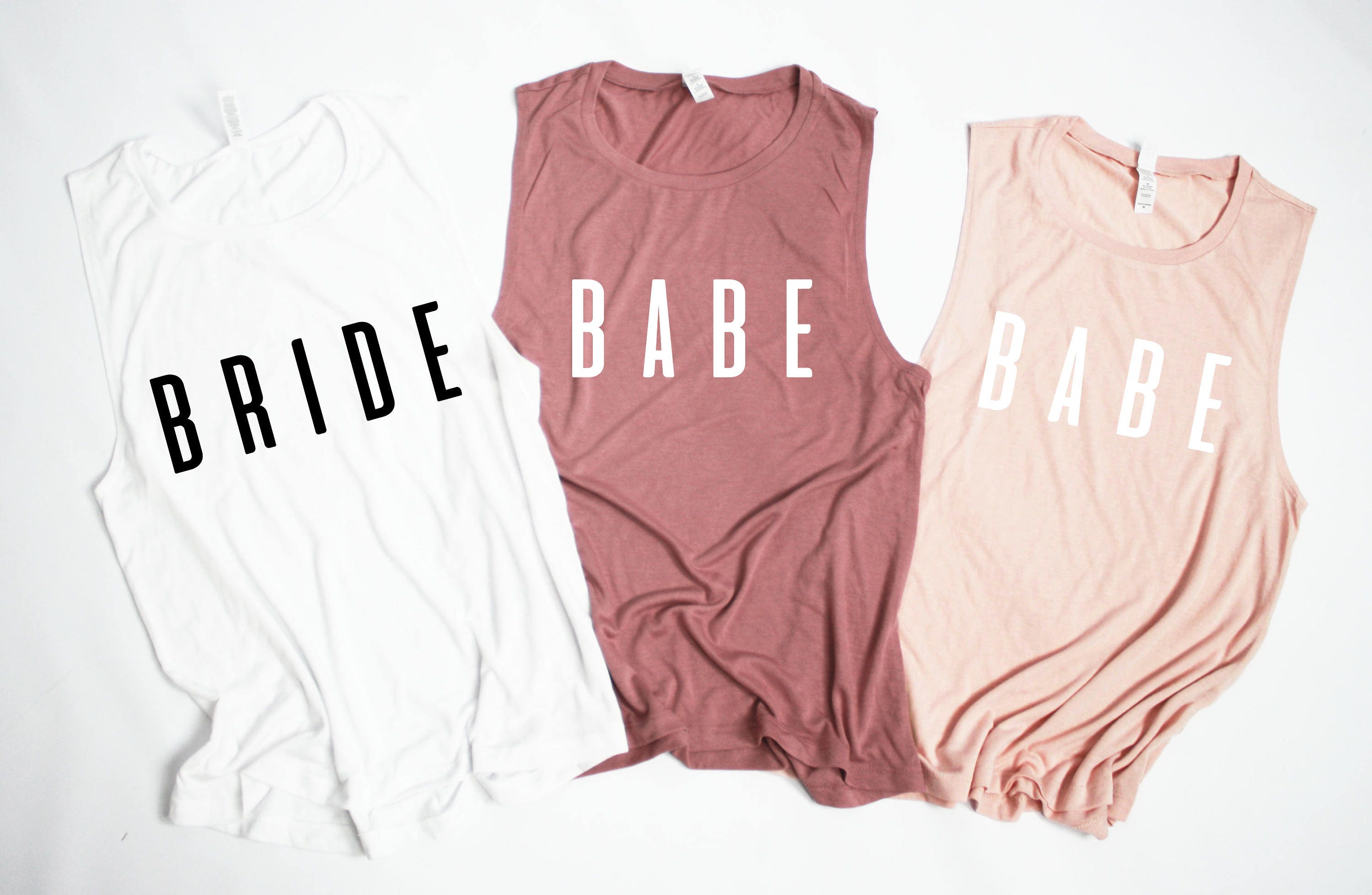 Babe tanks.Bride Tank.Bridal Shower Shirts.Bridesmaid.Bridal Party.Ba…