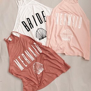 Mermaid Tank Top. Bachelorette Party Shirts. Bridal Shower - Etsy