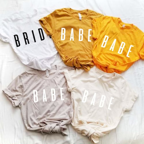 Babe T-shirt.bride Shirt.bachelorette 