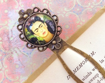 Frida Kahlo Vintage Look Bookmark Gift Book Accessories for Frida Lover Small Gift for Art Lover or Artist Unique and Fun Gifts for Anyone