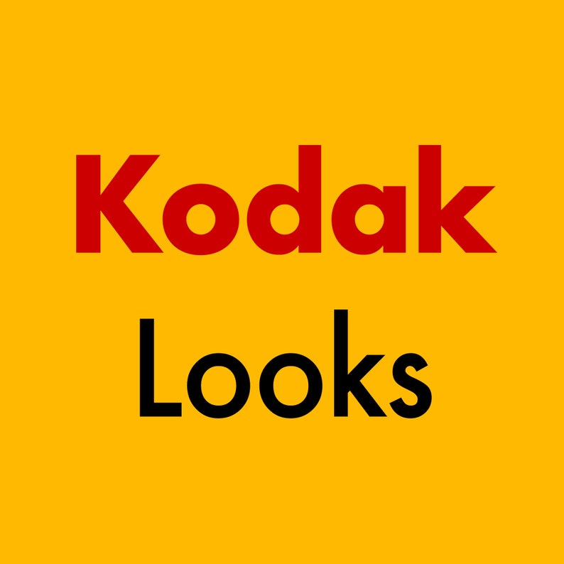 Kodak Film Looks Lightroom Presets Etsy