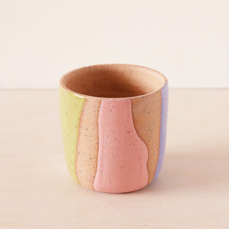 Colorful Planter / Modern Ceramic Plant Pot / Cactus Planter / Indoor Succulent Planter image 2