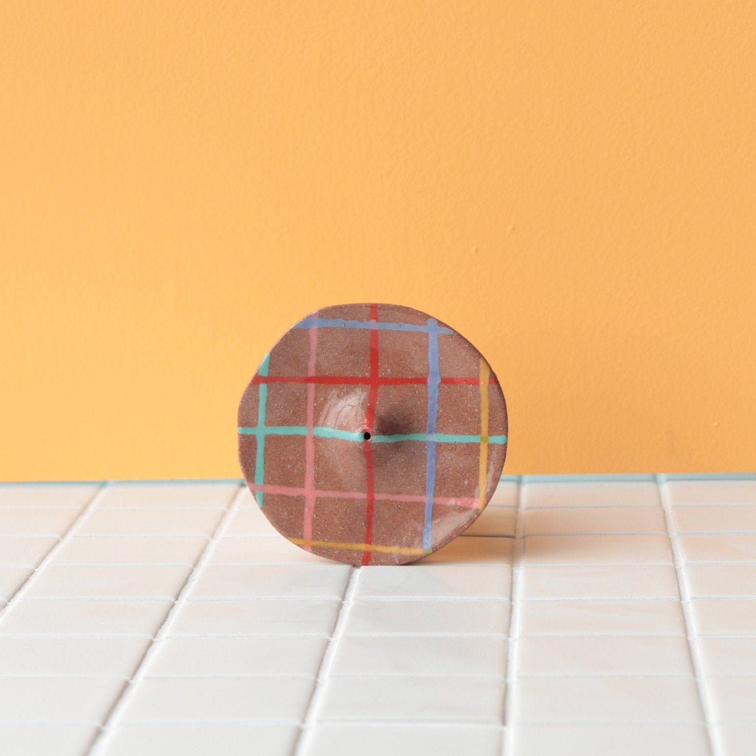 Support d'encens en Céramique/Brûleur de Grille Décor à La Maison Moderne Cadeau Guerre Maison